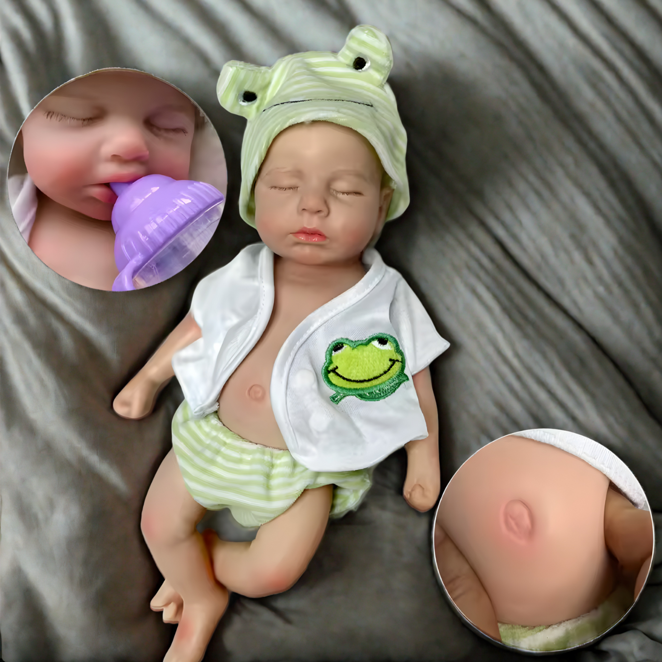"Isaac" Reborn Baby Doll (18-inch)